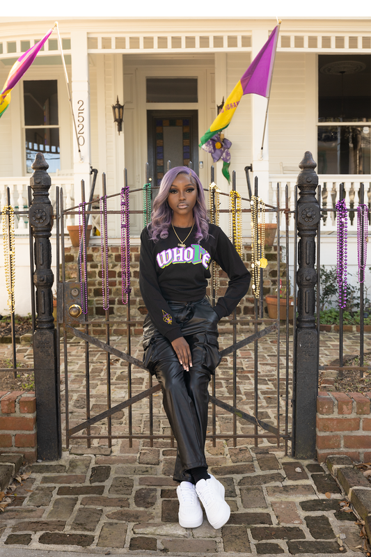 "Mardi Gras Long Sleeves" Tee